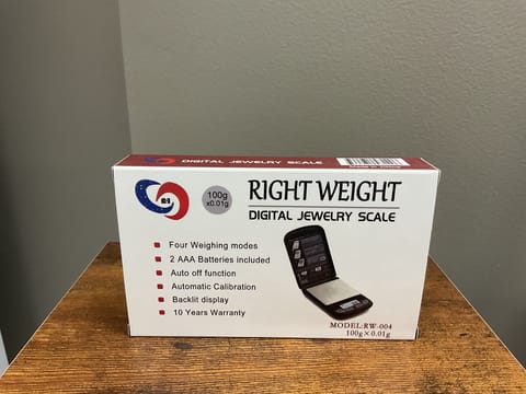 Right Weight Digital Jewelry Scale Phone