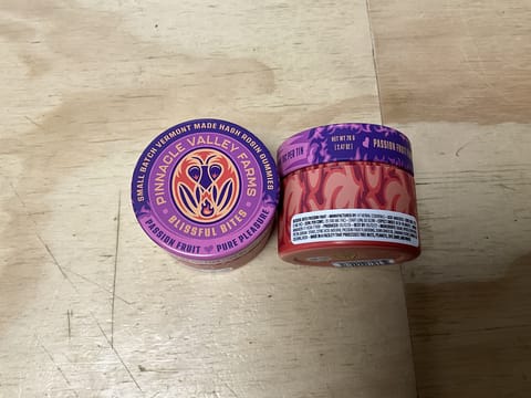 Blissful bites passion fruit gummies
