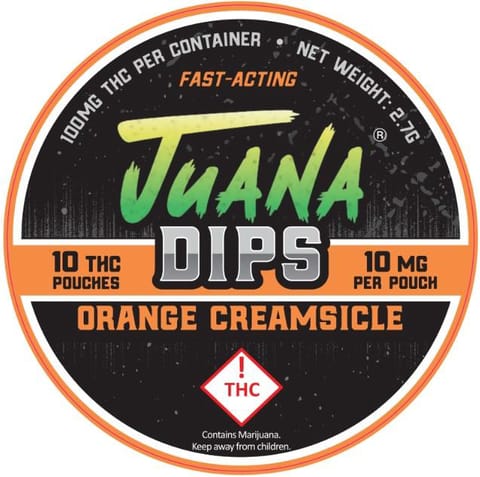 Juana Dips 100mg Orange Creamsicle