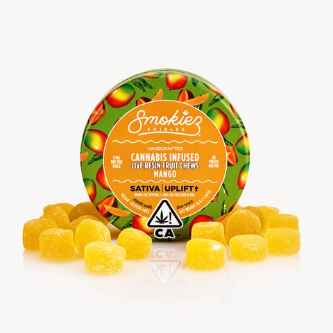 KB - SMOKIEZ - LIVE RESIN GUMMY - SWEET MANGO THCV - 100MG
