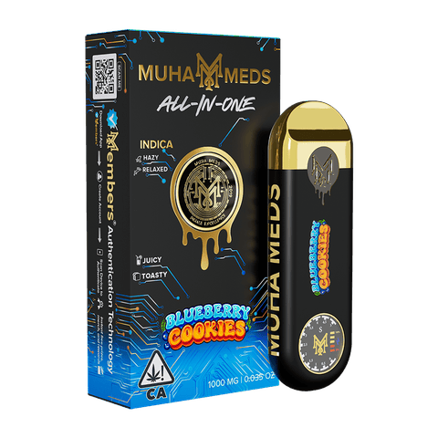 Muha Meds | Blueberry Cookies (I) | 1g All In One Disposable