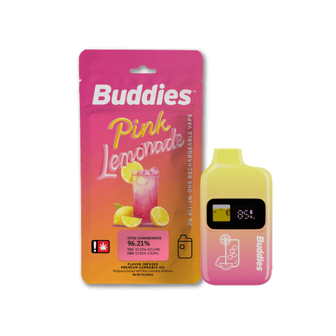Buddies | Pink Lemonade | 2G | Flavored Distillate | Disposable