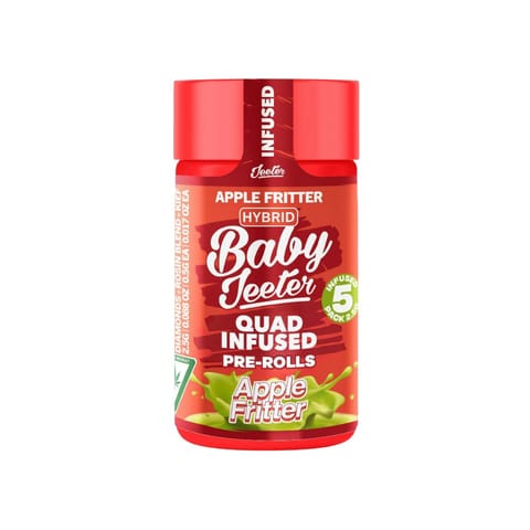 Infused Baby Jeeter 0.5G x 5 (2.5g) Preroll - Apple Fritter (H)