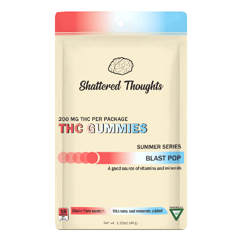Blast Pop 200mg Gummies | Shattered Thoughts