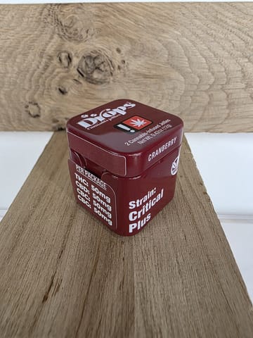 Drops | 50MG | Cranberry 1:1:1:1 CBD/THC/CBD/CBG Jellies | 2pk