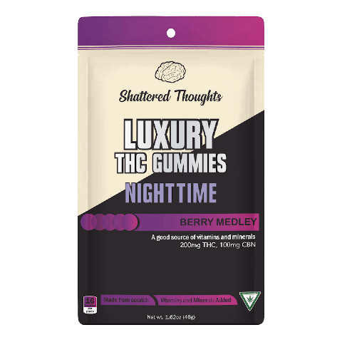 Berry Medley 200mg Night time Gummies | Shattered Thoughts