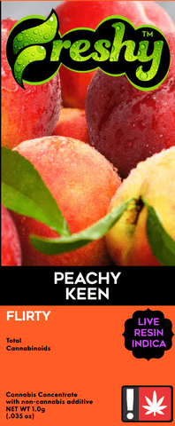Peachy Keen Live Resin 1G  Cartridge (Freshy)