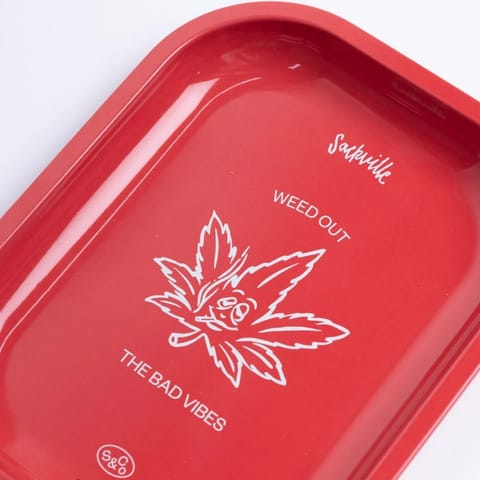 SACKVILLE Rolling Tray Red