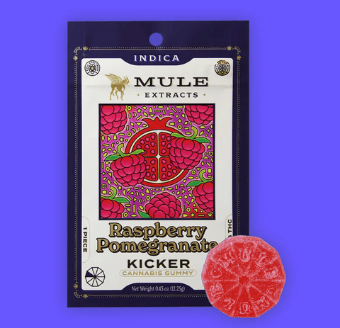 Mule Extracts - Raspberry Pomegrantate - 100mg - 10pk