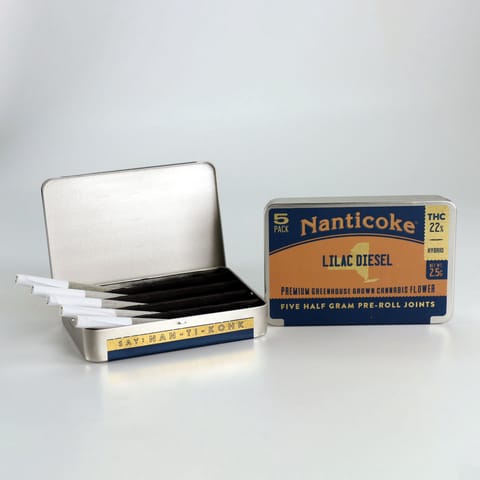 Nanticoke - 2.5g - 5pk- Pre Rolls - Lilac Diesel