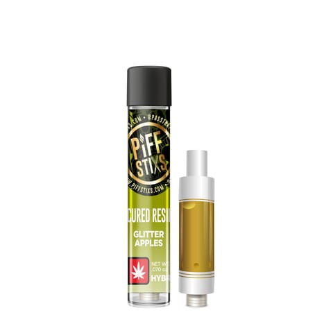 Glitter Apples Cured Resin 2g Cartridge (Piff Stix)