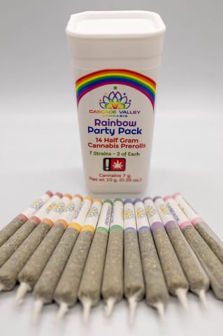 Rainbow Party Pack 14 0.5G Joints (CVC)
