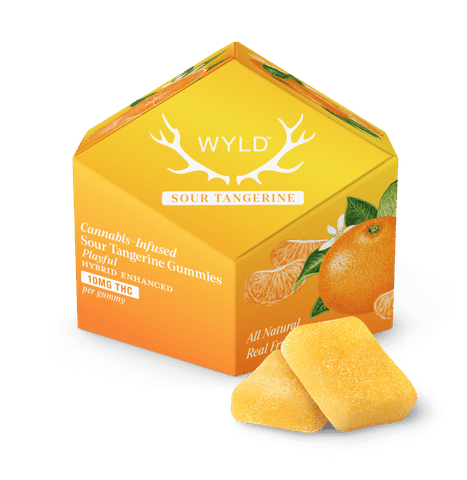 WYLD Gummies | Hybrid | 10pk | Sour Tangerine