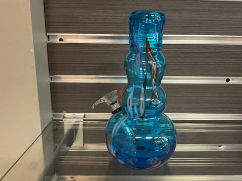 Blue Flower Bong