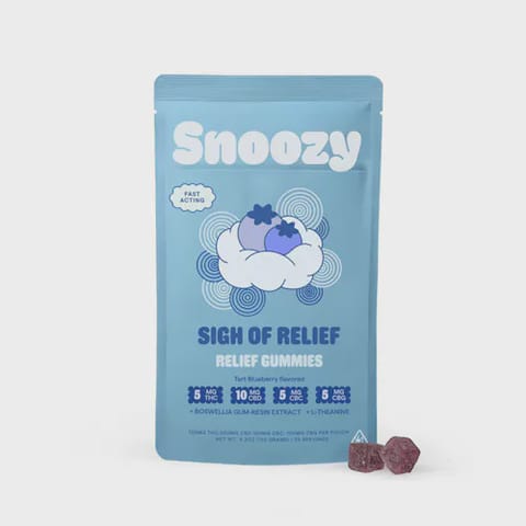 Snoozy - 1:4 Gummies 20pk - Sigh of Relief