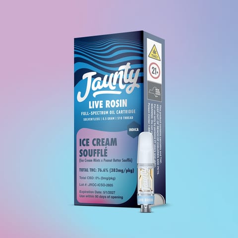 Jaunty | Ice Cream Souffle | 510 Rosin Cart | 0.5g