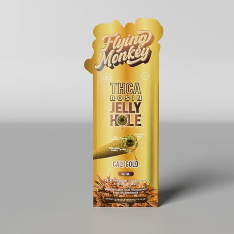 Flying Monkey Rosin Jelly Hole Prerolls 2 PK - Cali Gold