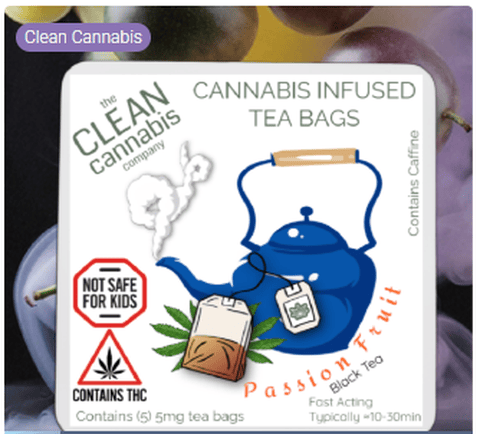 Passion Fruit Tea Bag 25mg THC