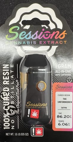Sessions | The Unforbidden | 1G | Cured Resin | Button | Disposable