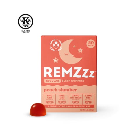 REMzzz - Peach Slumber Sleep Gummies - 100mg