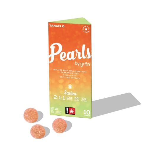 Gron Pearls | 2:1:1 THC:CBC:CBG Sativa Tangelo 100mg