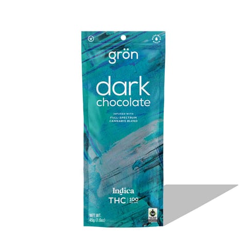 Gron Chocolate | Indica Dark Chocolate 100mg