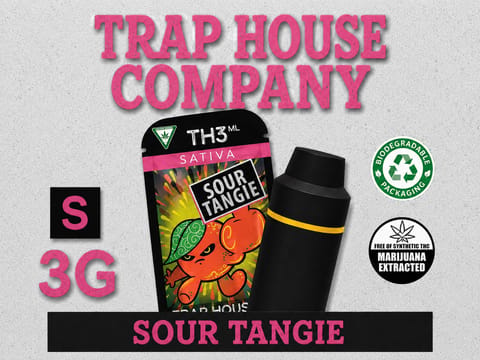 THC TH3ML Disposable 3ml Vape - Sour Tangie