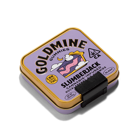 Goldmine Gummies | Slumberjack Huckleberry Pie (I) 5:1 | 10mg THC / 2mg CBN x 10 Gummies