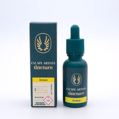 Escape Artists Tincture Lemon 100mg