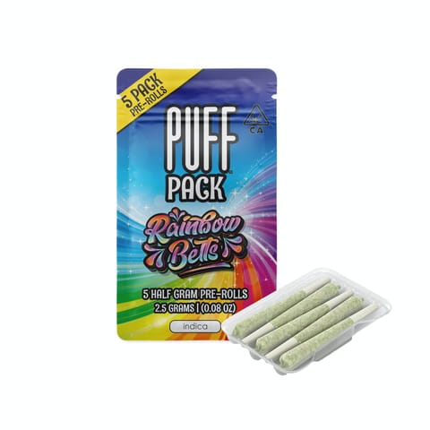 Rainbow Belts - 2.5G - Pre Roll Pack