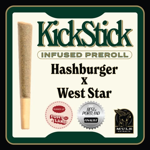 Hashburger x West Star 1G Infused Pre Roll (Mule)