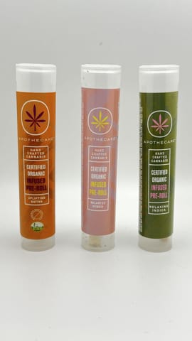Apothecare Certified Organic Mint Chocolate Sundae Infused Pre-Roll 0.5g