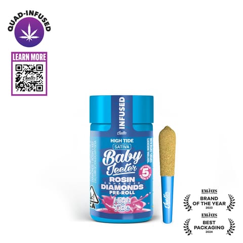 KB - JEETER - INFUSED PREROLL MULTIPACK - QUADS HIGH TIDE - 2.5G