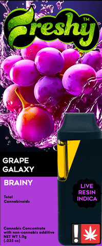 Freshy | Grape Galaxy | 1G | Flavored Live Resin | Disposable