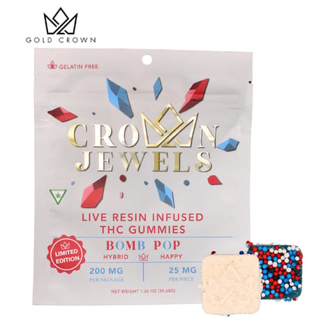 (REC) Crown Jewels 200mg Gummies - Bomb Pop