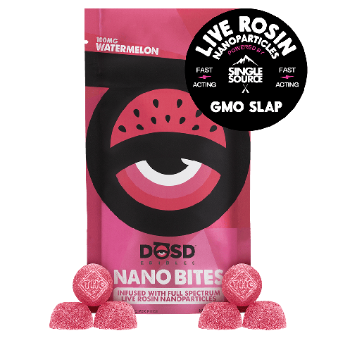 DOSD Rosin Nano Bites | Watermelon 100mg Rec
