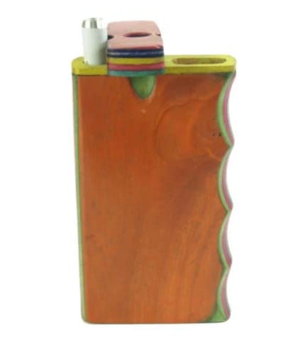 High Mountain Imports | 3" Basic Wood Dugout & Metal Bat
