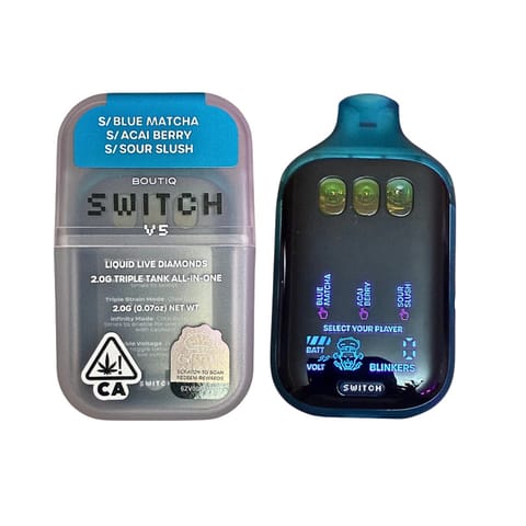 Blue Matcha x Acai Berry x Sour Slush - Sat-Sat-Sat - 2g - AIO Vape