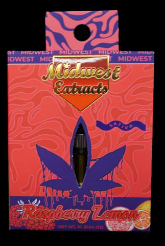 Midwest Extracts Raspberry Lemon 1G Cart