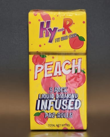 Hy-R | Infused Pre-Roll | Peach 5x .6g