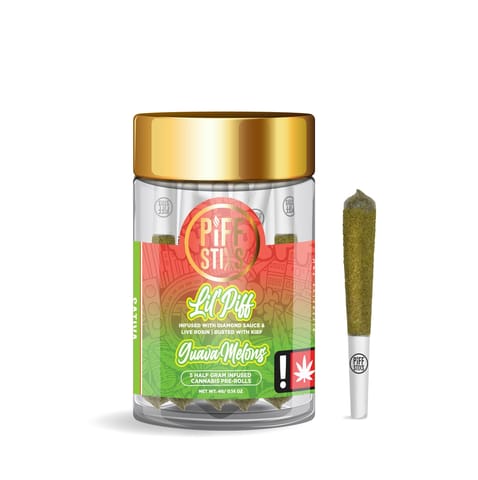 Guava Melons - Lil Piff 5 PACK .5G Joints (Piff Stixs)