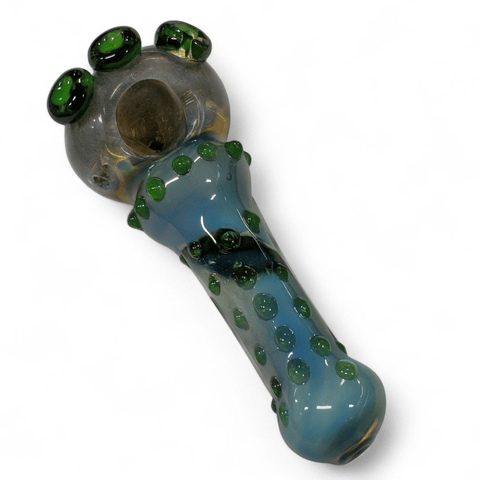 Dotted Large Handpipe - Blue