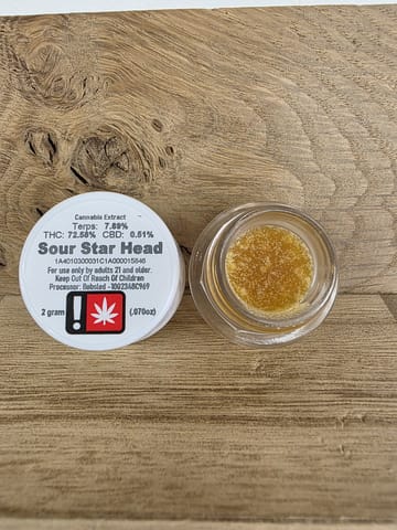 Bobsled | Sour Star Head Cured Resin | 2g