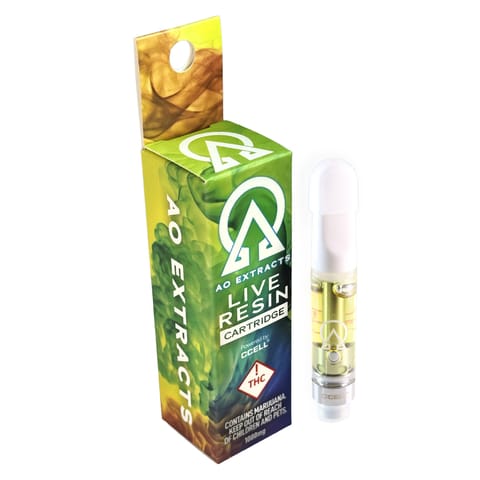AO Extracts Live Resin Cartridge | Starfruit 1g Rec