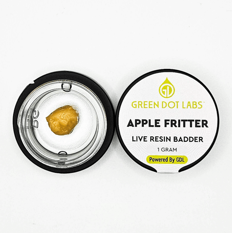 Green Dot | Apple Fritter | H | Live Resin Badder | 1G
