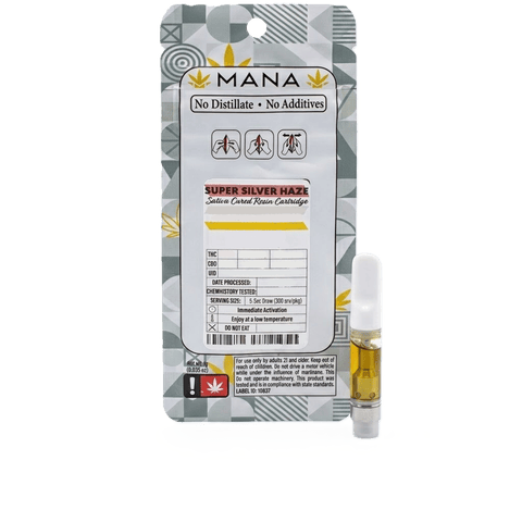 CURED RESIN CARTRIDGE | SUPER SILVER HAZE | SATIVA | 510 THREAD | 1 GRAM