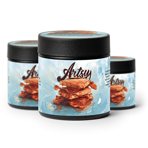 Artsy Cannabis Eighth Jars | Maple Bacon 3.5g Rec - | Eighth