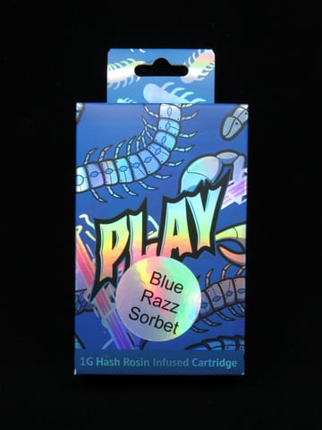 Blue Razz Sorbet 1g Rosin Infused Cart | Play