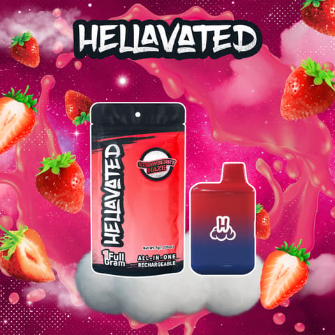 Strawberry Haze Disposable Vape - Disposable 1g