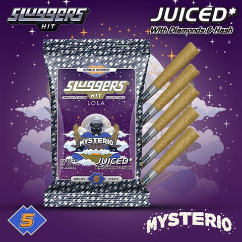 SLUGGERS - INFUSED PREROLL MULTIPACK - MYSTERIO - 3.5G